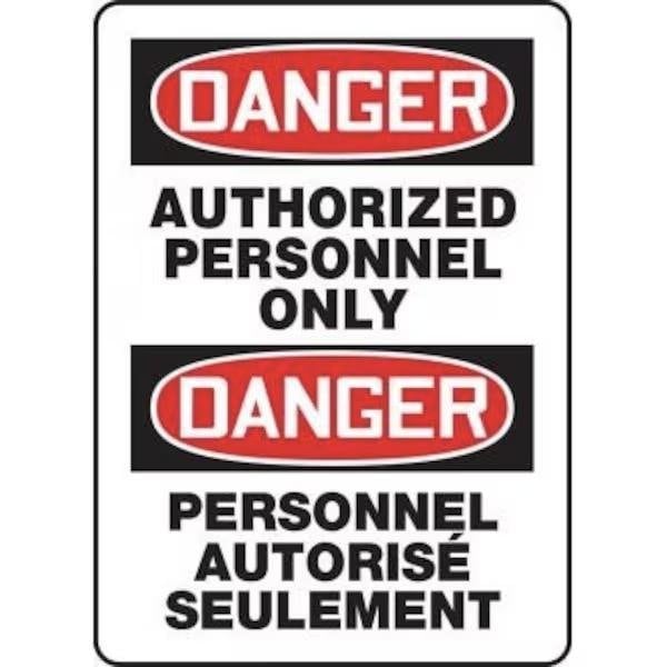 Accuform BILINGUAL OSHA DANGER SAFETY SIGN FBMADM108XP FBMADM108XP - main